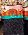 Injinji Artist Designed Men's Mini-Crew - Stream