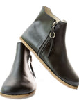 Designed By Anya Rosa Zipper Boot Black Smooth