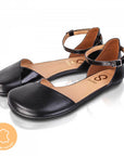 Shapen Poppy Leather Black