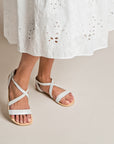 Shapen Calla Sandals White