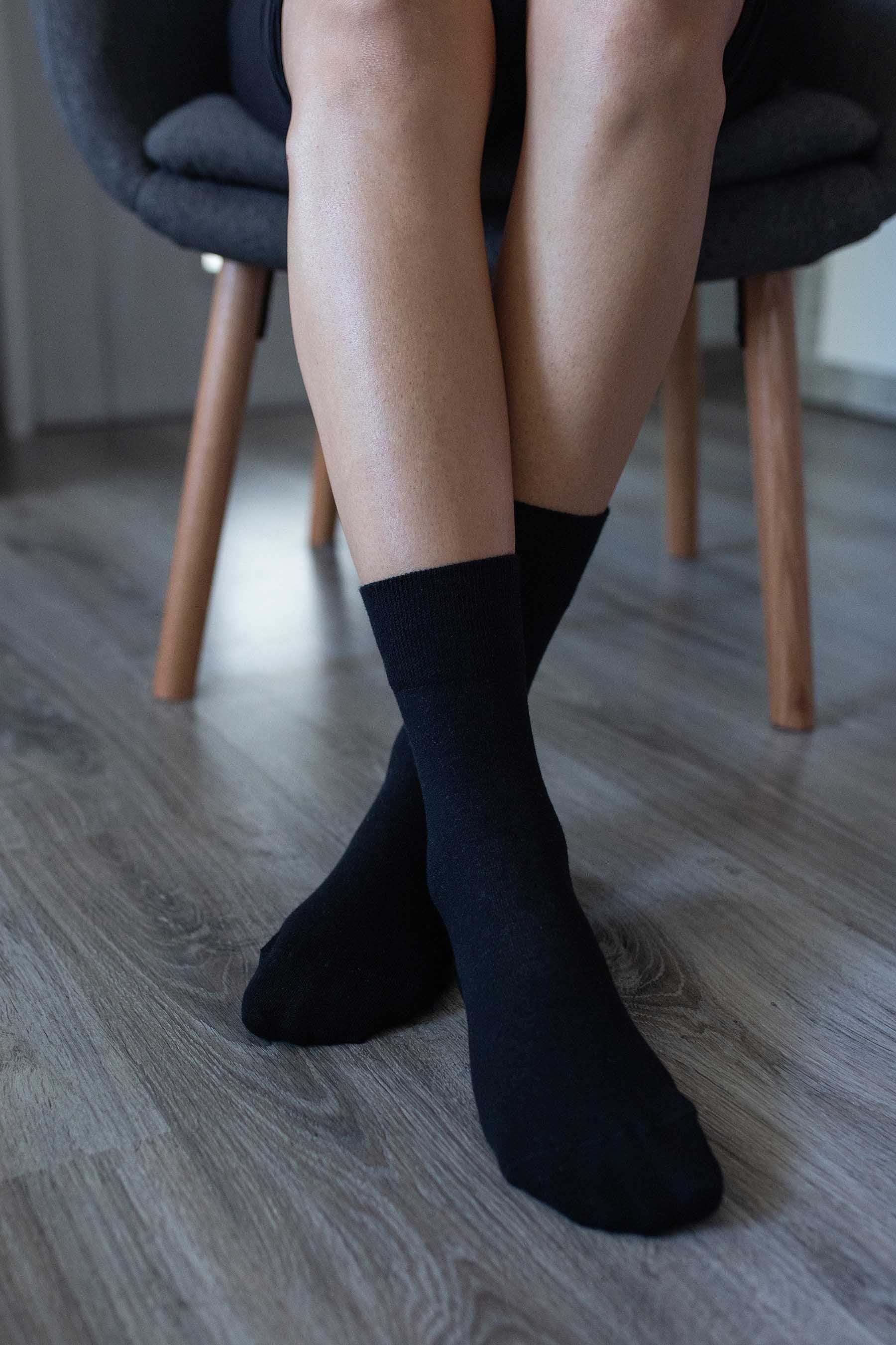 Be Lenka Barefoot Socks Crew Black