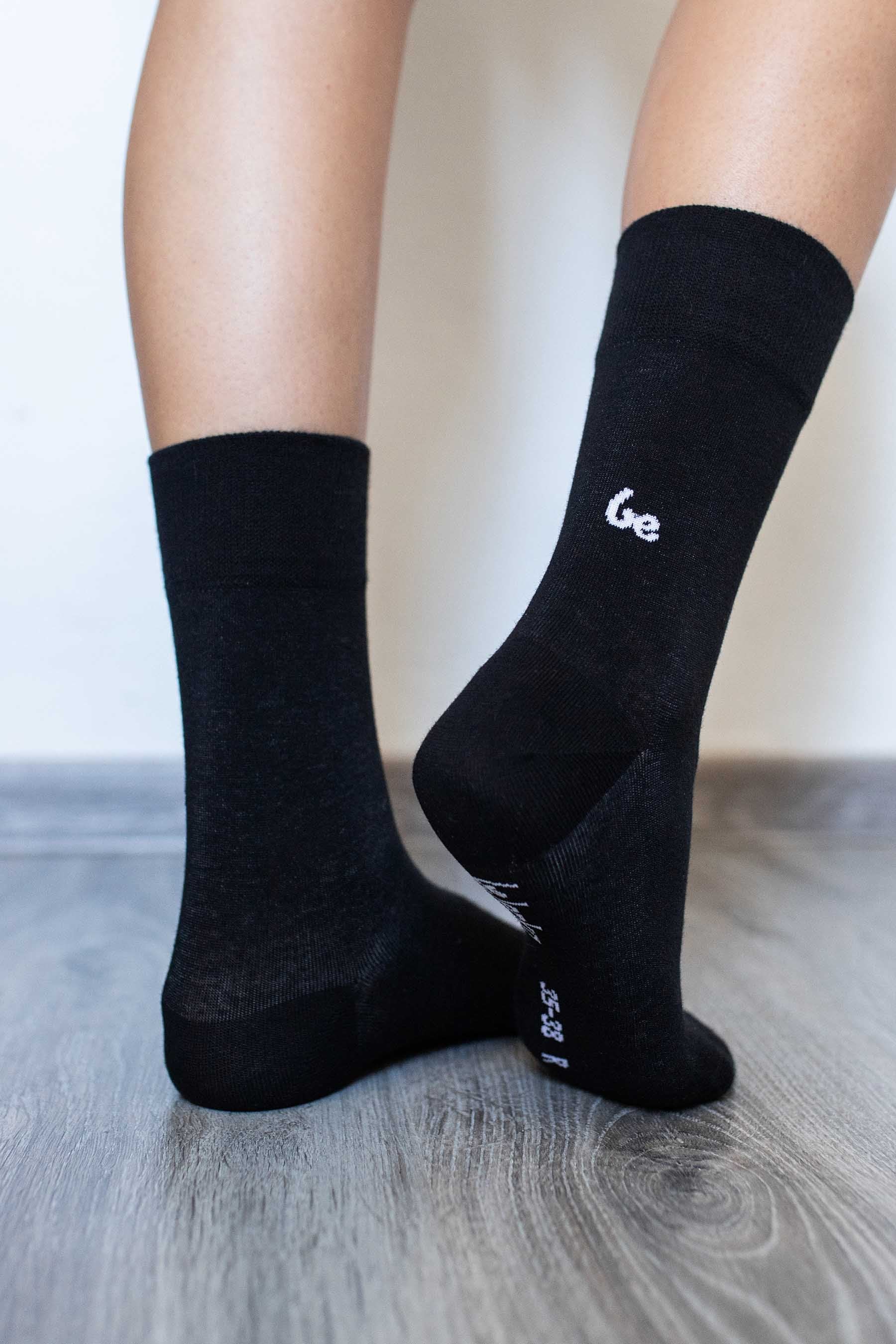 Be Lenka Barefoot Socks Crew Black