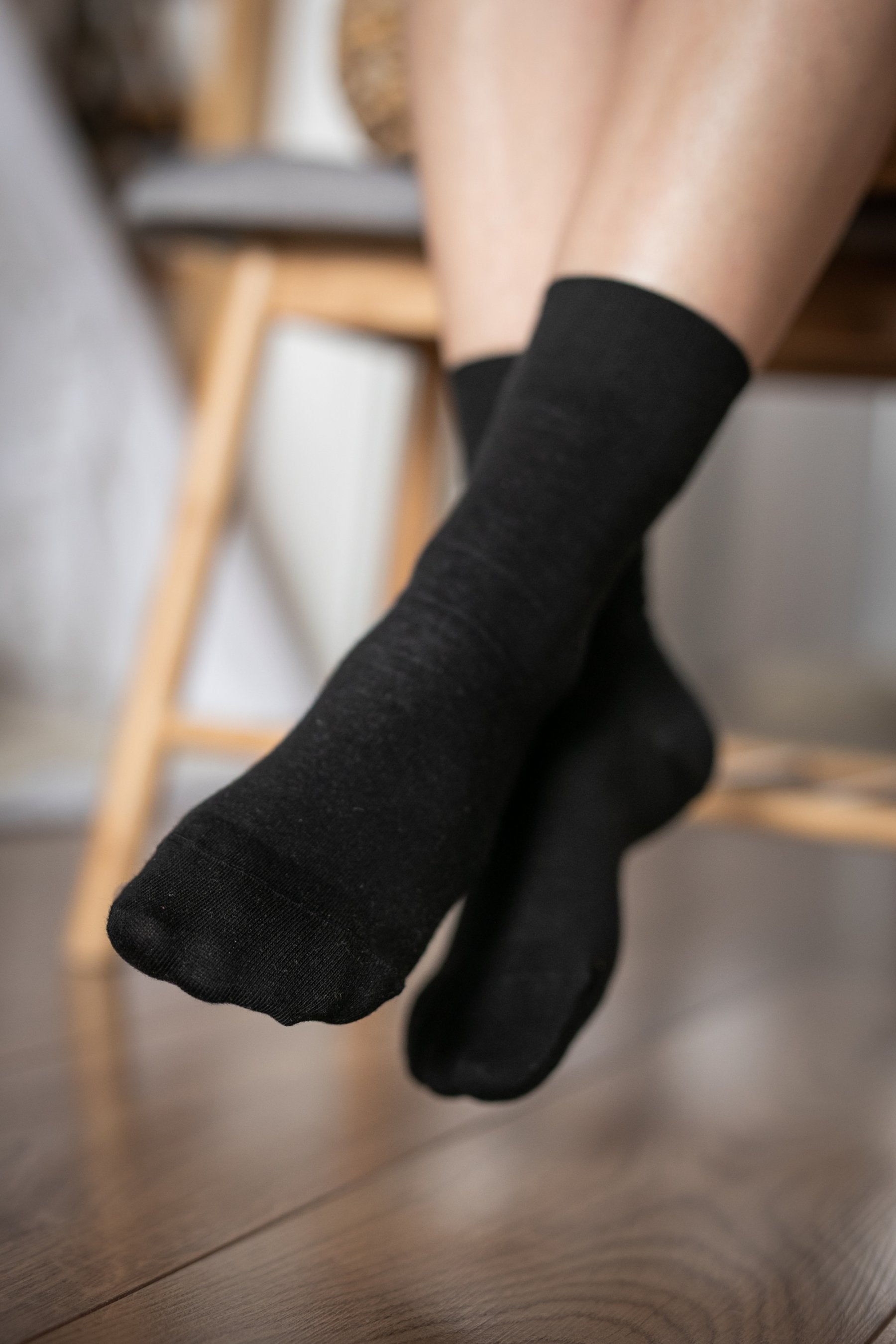 Be Lenka Barefoot Socks Crew Black