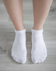 Be Lenka Barefoot Socks Low Cut White