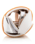 Shapen Daisy Sandals White