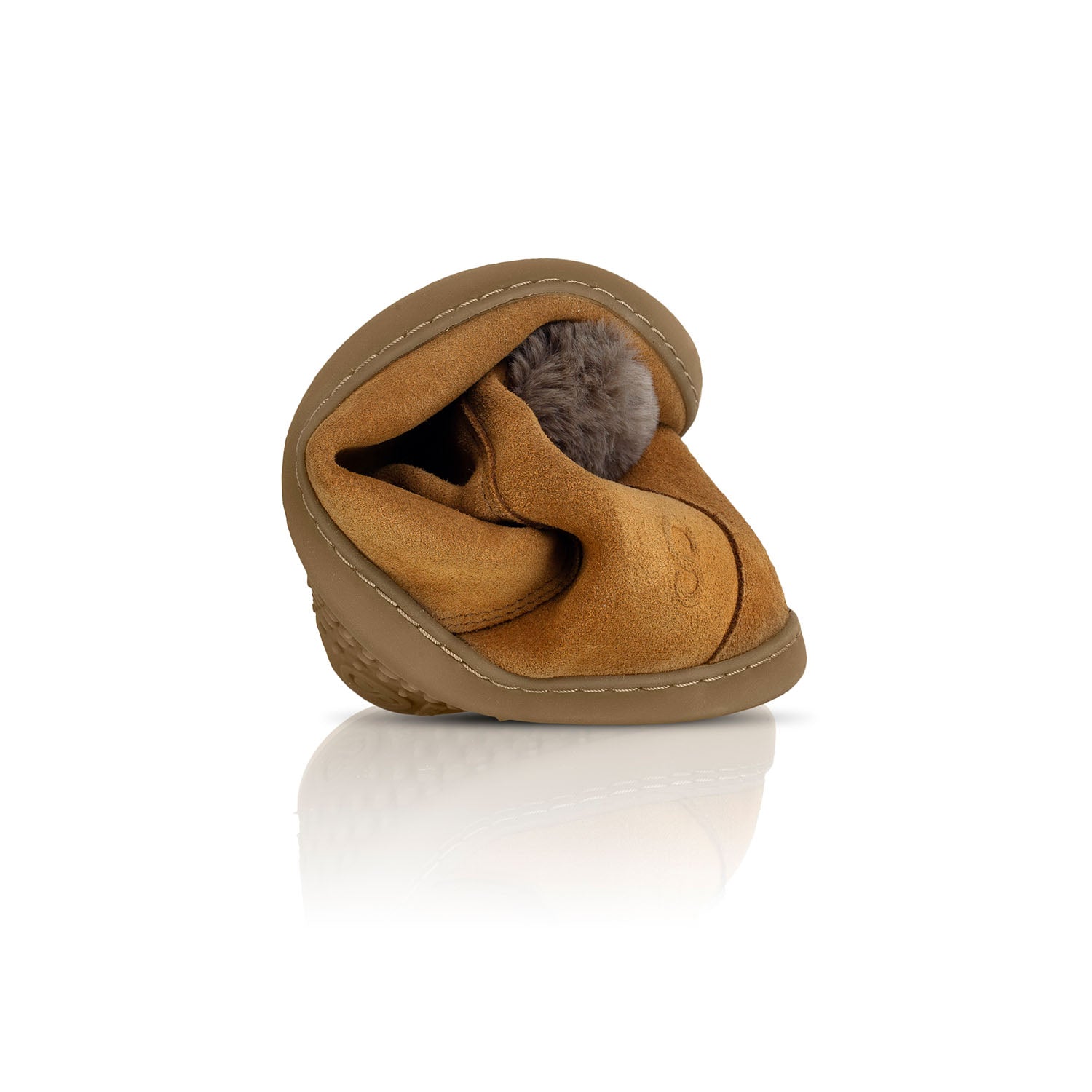 Shapen Fluffy Boots Brown