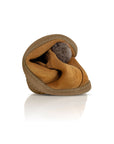 Shapen Fluffy Boots Brown