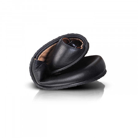Shapen Poppy Leather Black