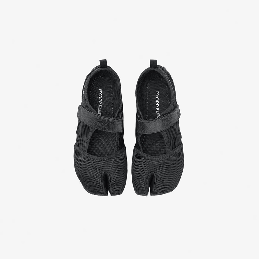 Pyopp Fledge Tabi-Ku Barefoot Shoes - Black