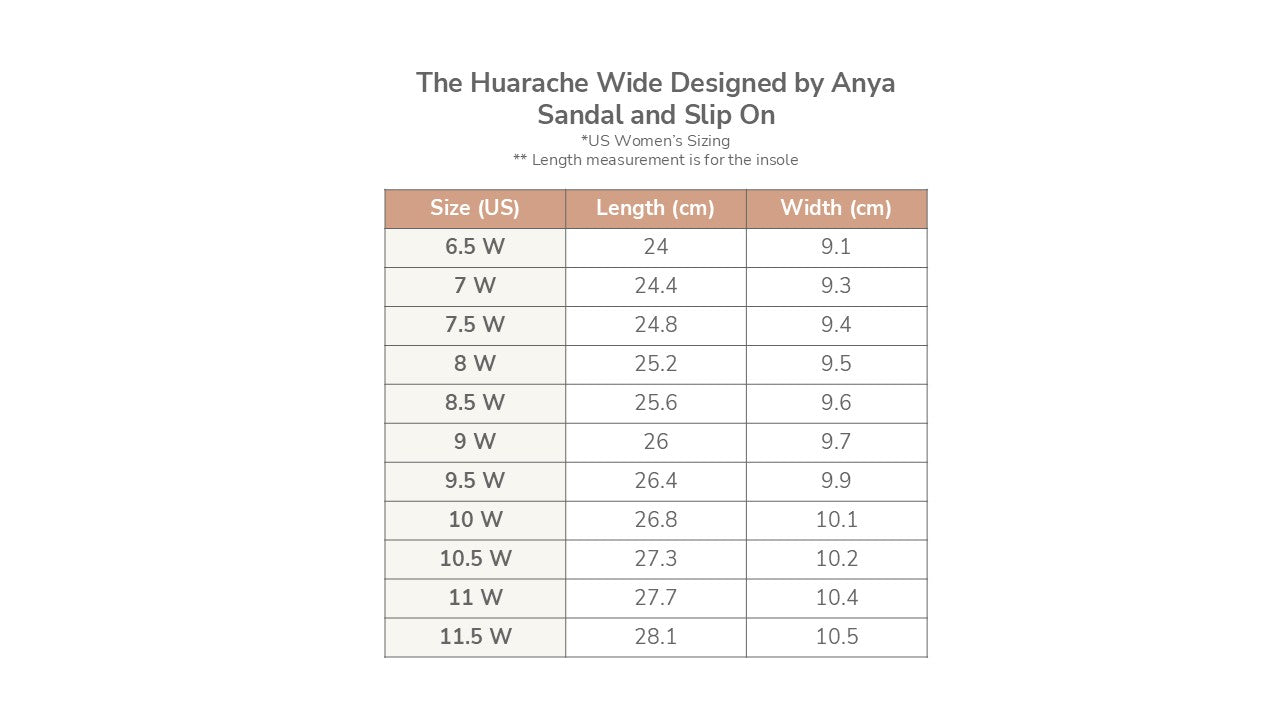 Origo Shoes The Huarache Sandal by Anya - Wide