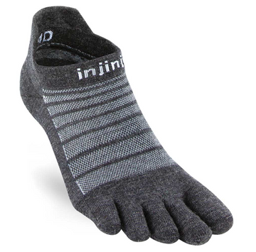 Injinji Run Lightweight No-Shoe Merino Wool - Slate