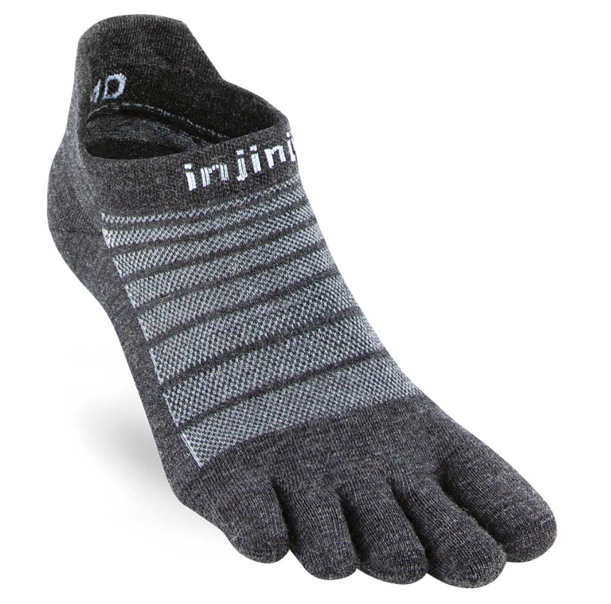 Injinji Run Lightweight No-Shoe Merino Wool - Slate