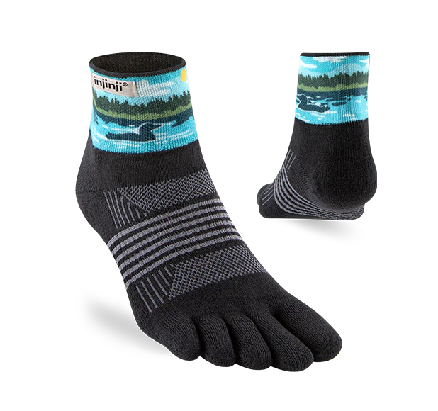 Injinji Artist Designed Men's Mini-Crew - Loon
