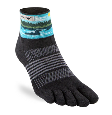 Injinji Artist Designed Womens Mini-Crew - Loon