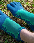 Injinji Ultra Run Midweight Unisex No Show Onyx