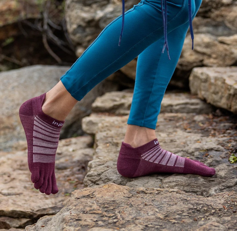Injinji Run Lightweight No Show Merino Wool