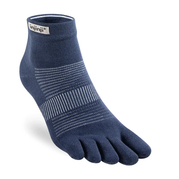Injinji Run Original Weight Unisex Mini-Crew - Navy