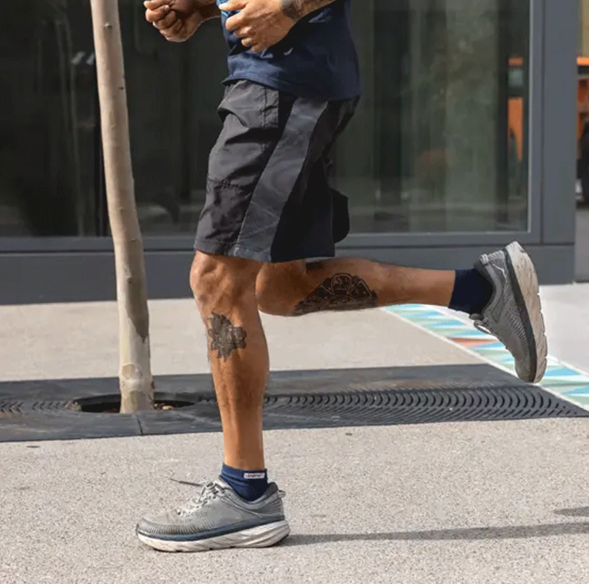 Injinji Run Original Weight Unisex Mini-Crew - Navy