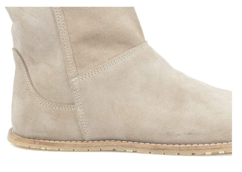 Mukishoes Tagus - Suede Barefoot Slouch Boot