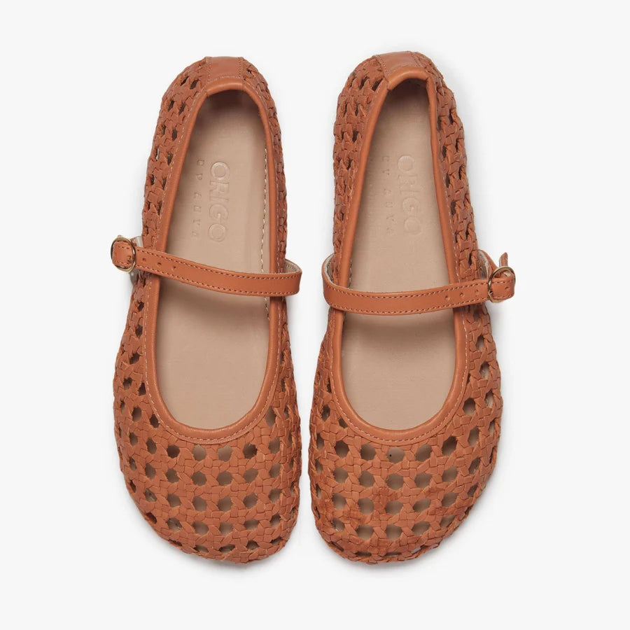Origo Shoes Women's Woven Ballerina by Anya