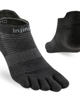 Injinji Run Original Weight Unisex No-Show - Black