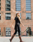 Shapen Glam Knee-High Barefoot Boots - Brown Leather