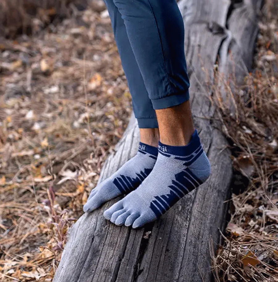 Injinji Run Ultra Unisex No-Show - Cobalt