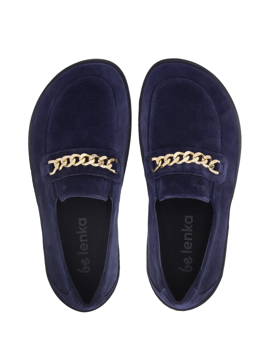 Be Lenka Moccasins Prestage Navy & Gold