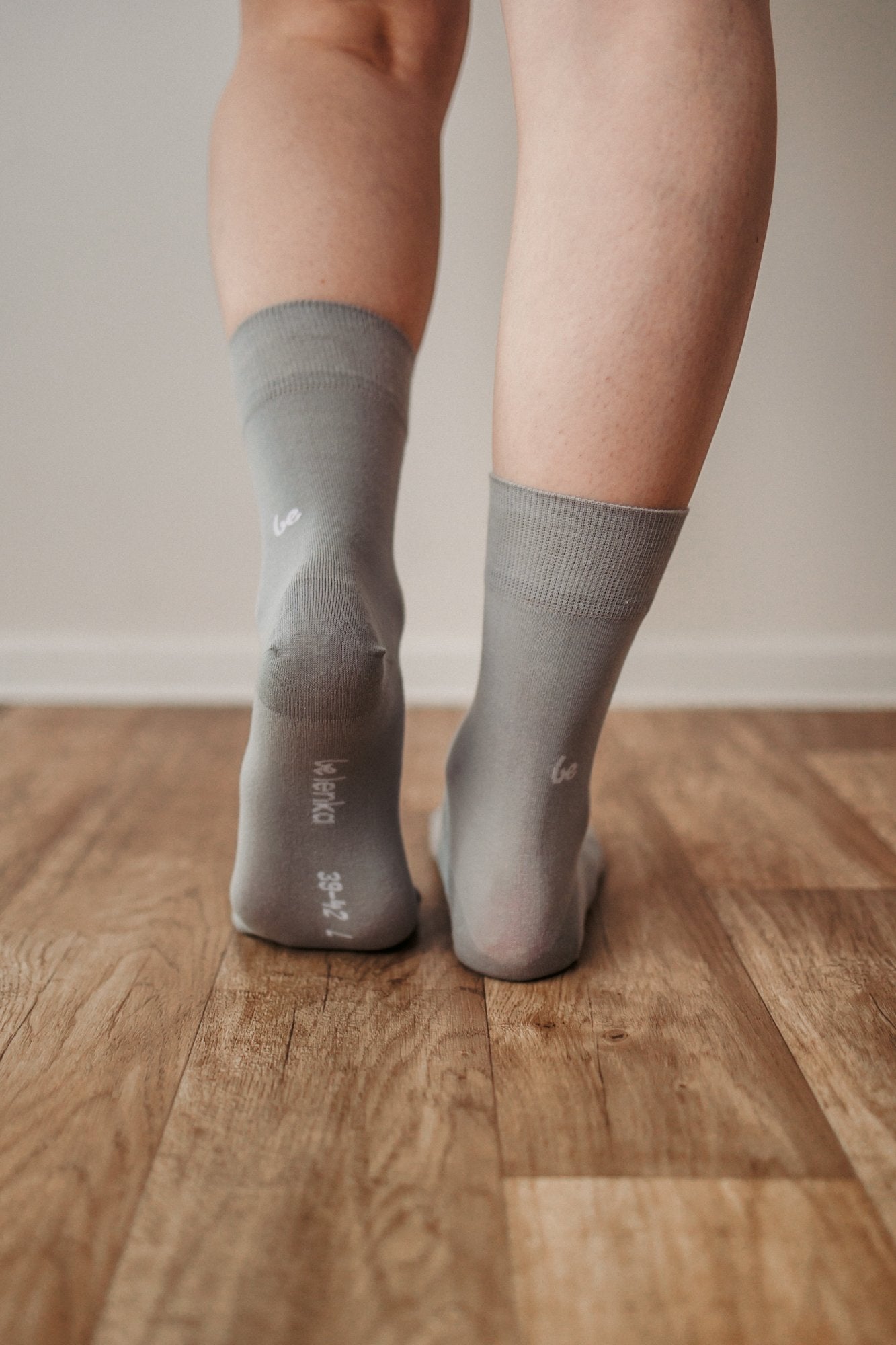 Be Lenka Barefoot Socks Crew Grey