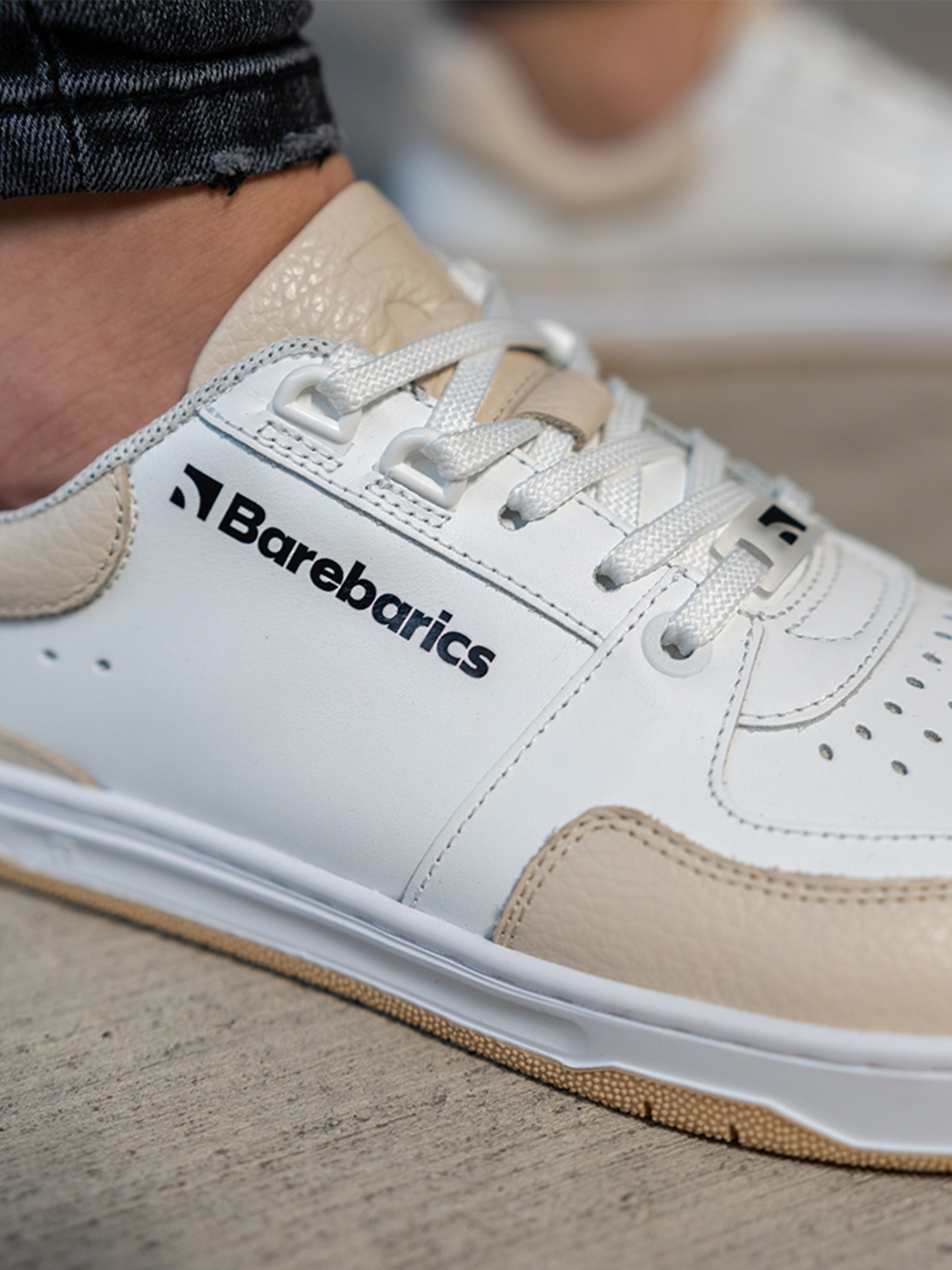 Barebarics Wave White &amp; Beige