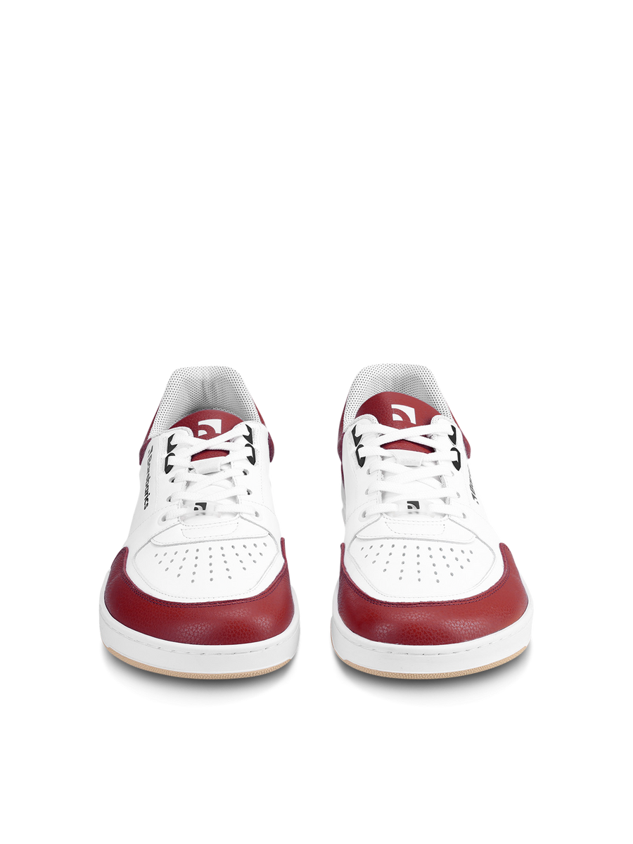 Barebarics Wave White & Crimson Red