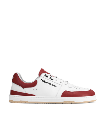 Barebarics Wave White & Crimson Red