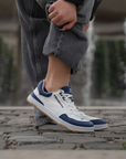 Barebarics Wave White & Dark Blue