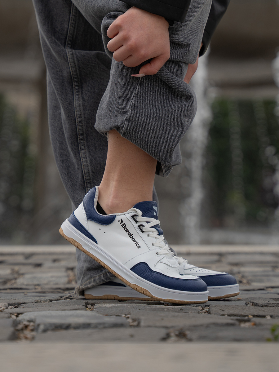 Barebarics Wave White & Dark Blue