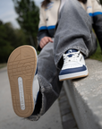 Barebarics Wave White & Dark Blue