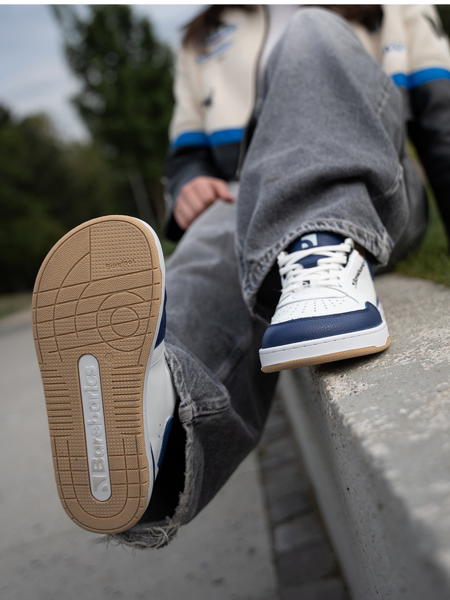 Barebarics Wave White & Dark Blue