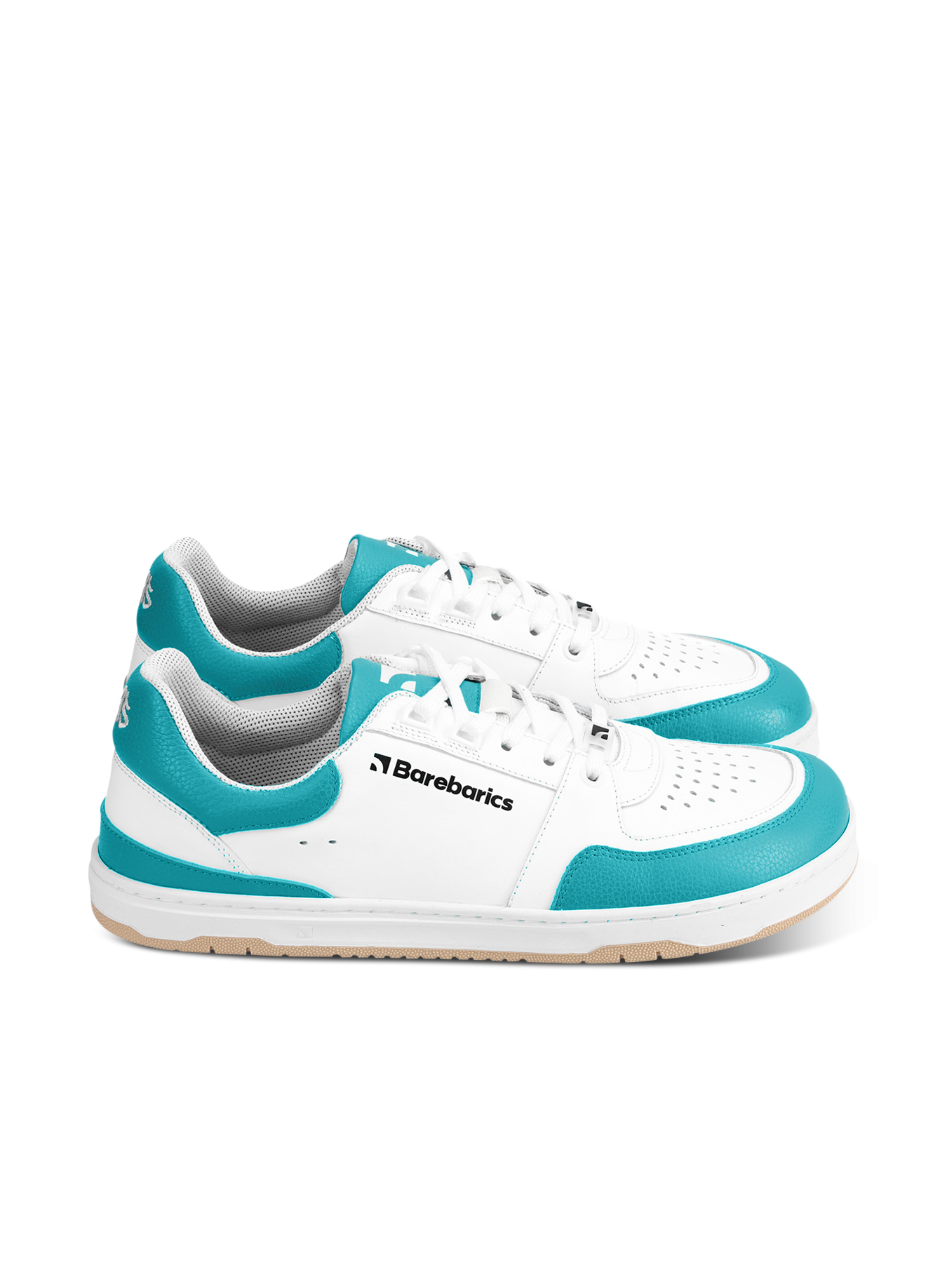 Barebarics Wave White &amp; Dark Turquoise