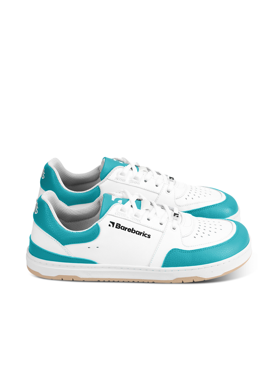Barebarics Wave White & Dark Turquoise