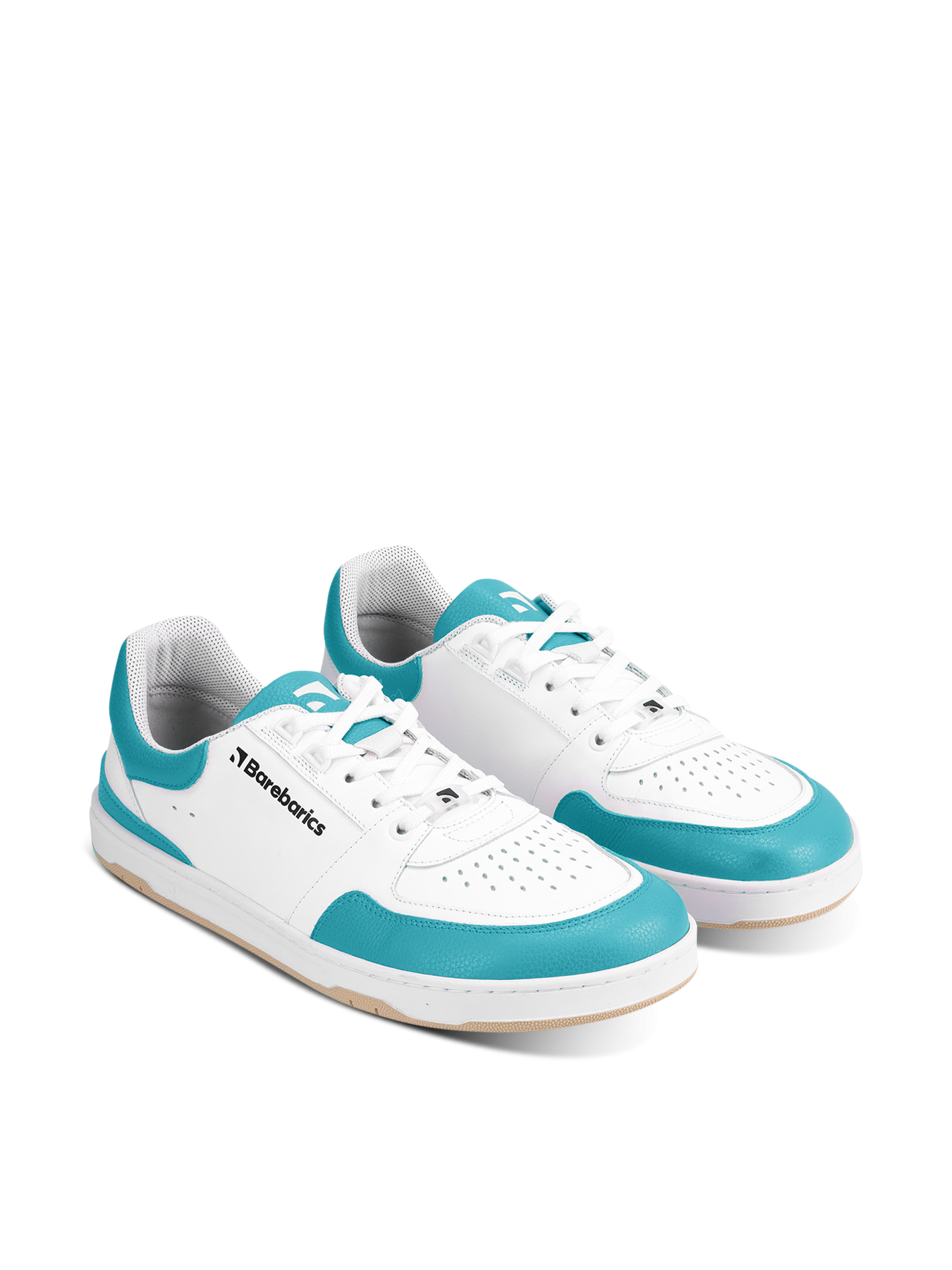 Barebarics Wave White &amp; Dark Turquoise