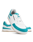 Barebarics Wave White & Dark Turquoise