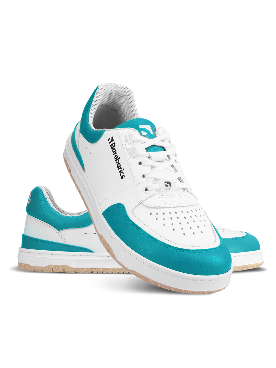 Barebarics Wave White & Dark Turquoise