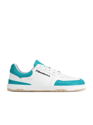 Barebarics Wave White & Dark Turquoise