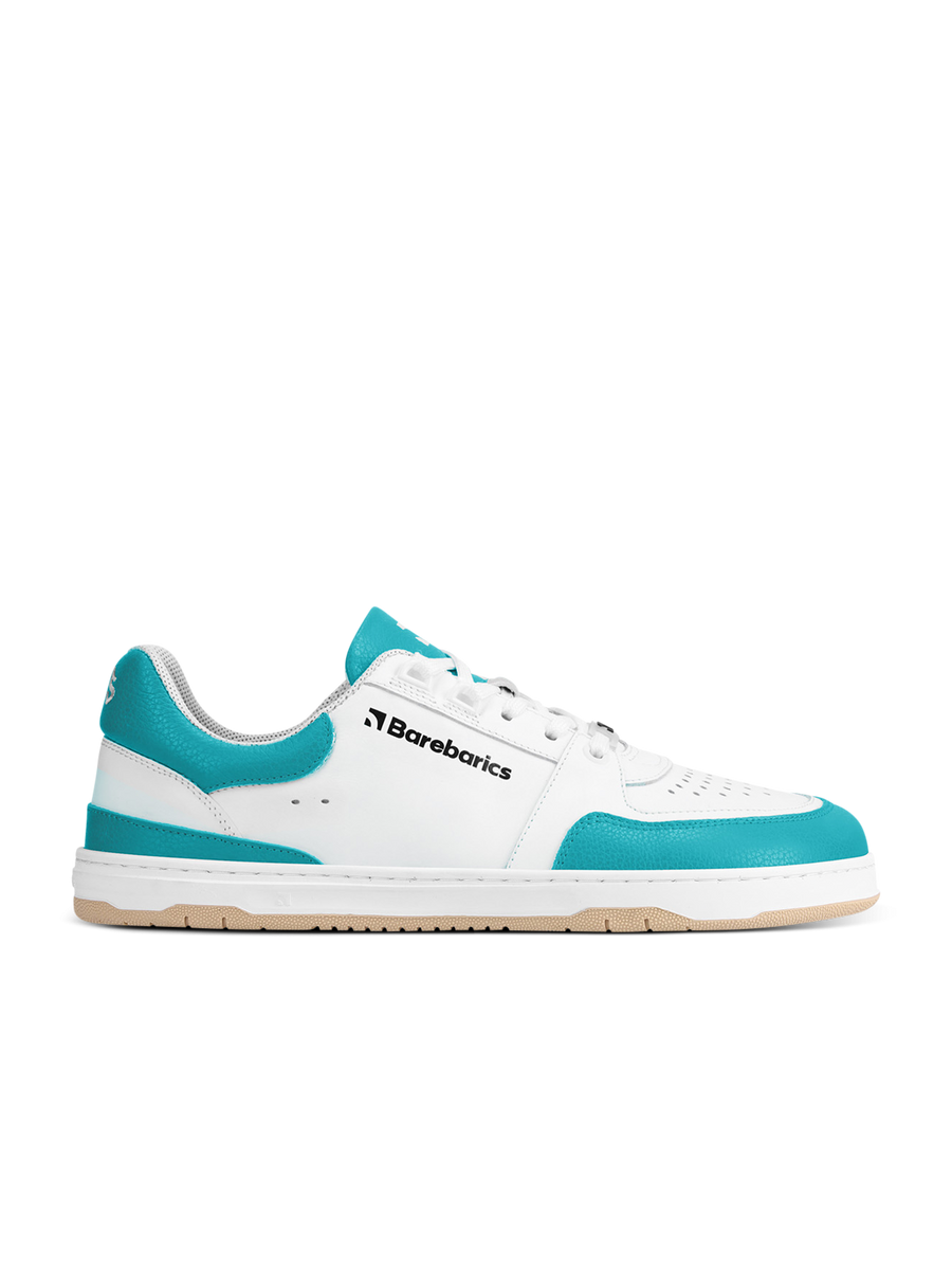 Barebarics Wave White & Dark Turquoise