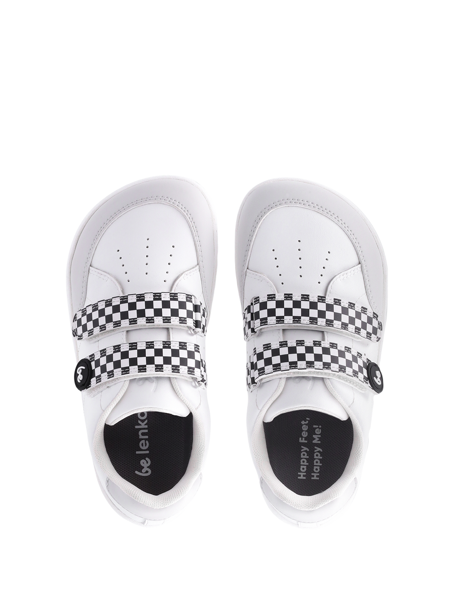 Be Lenka Energise Kids White & Checkerboard