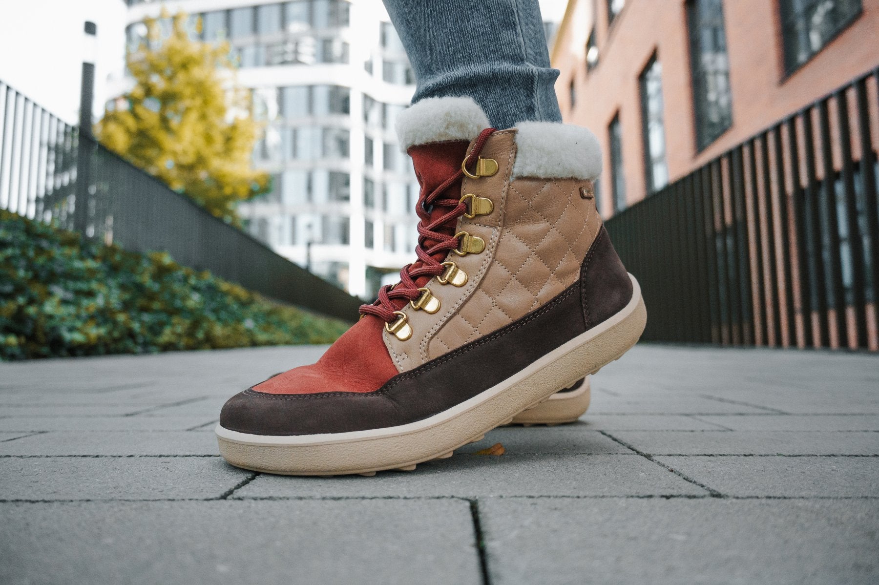 Be Lenka Olivia Brown &amp; Burgundy