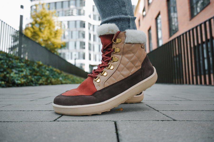 Be Lenka Olivia Brown & Burgundy