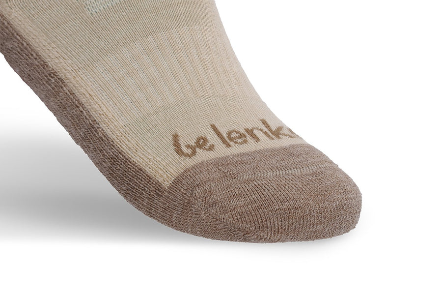 Be Lenka Barefoot Socks Be Lenka Kids Merino Crew Beige
