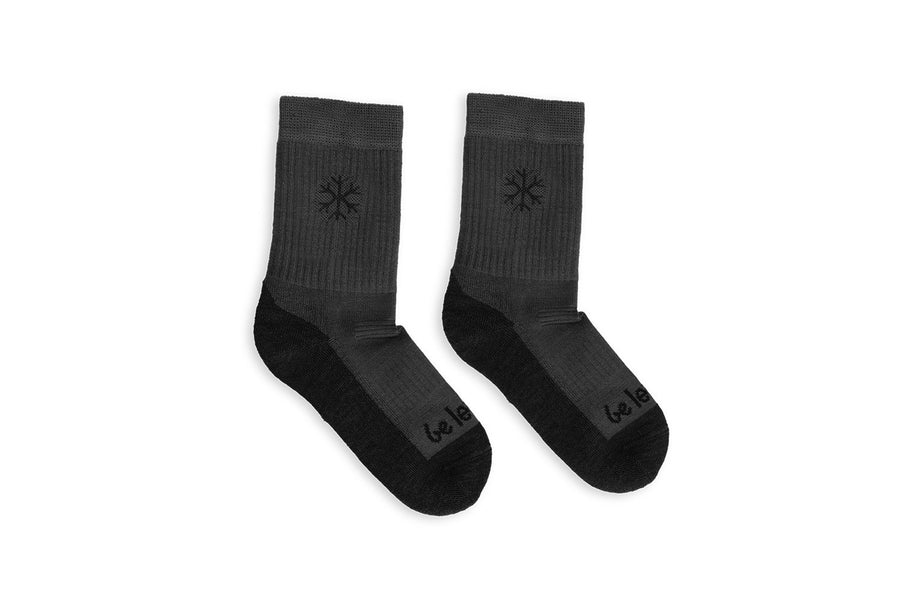 Be Lenka Barefoot Socks Be Lenka Kids Merino Crew Grey