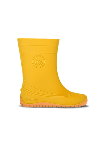 Be Lenka Kids Barefoot Rain Boots Pudds - Yellow