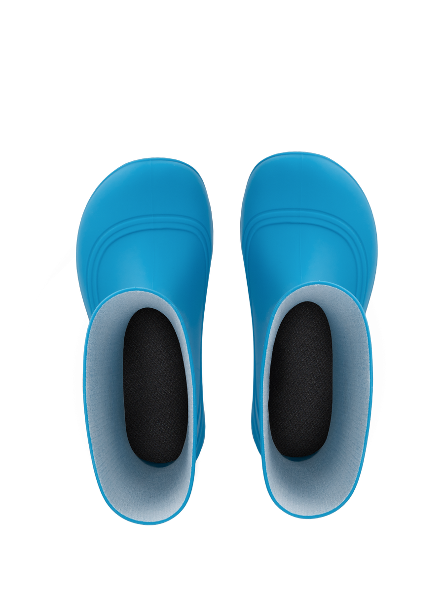 Be Lenka Kids Barefoot Rain Boots Pudds - Aqua Blue